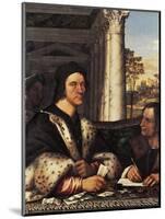 Portrait of Cardinal Ferry Carondelet with the Secretary, 1512-Sebastiano del Piombo-Mounted Giclee Print