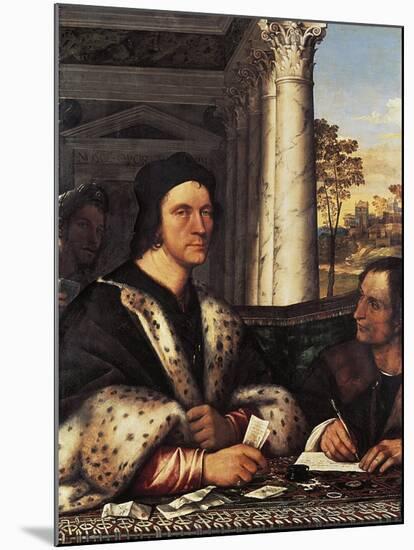 Portrait of Cardinal Ferry Carondelet with the Secretary, 1512-Sebastiano del Piombo-Mounted Giclee Print