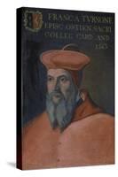 Portrait of Cardinal Francois-Juste II De Tournon (1489-1562)-null-Stretched Canvas