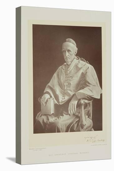 Portrait of Cardinal Henry Edward Manning-Walery Rzewuski-Stretched Canvas