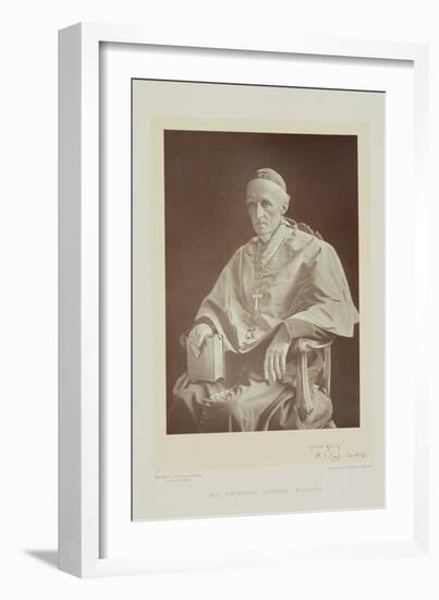 Portrait of Cardinal Henry Edward Manning-Walery Rzewuski-Framed Giclee Print