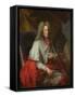 Portrait of Cardinal Joseph Clement De Baviere, Elector of Cologne (Oil on Canvas)-Joseph Vivien-Framed Stretched Canvas