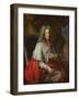 Portrait of Cardinal Joseph Clement De Baviere, Elector of Cologne (Oil on Canvas)-Joseph Vivien-Framed Giclee Print