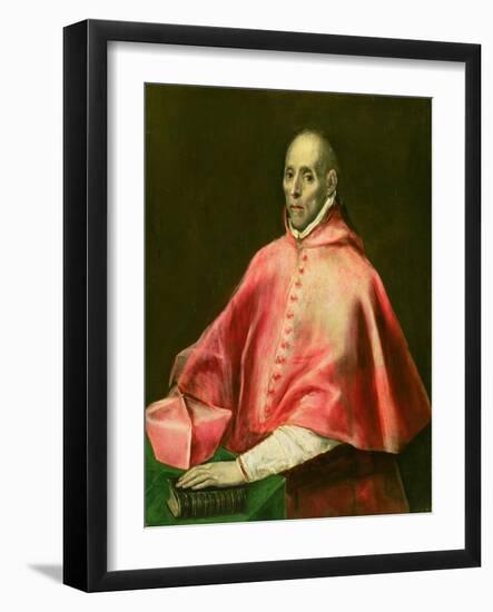 Portrait of Cardinal Juan De Tavera-El Greco-Framed Giclee Print