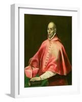 Portrait of Cardinal Juan De Tavera-El Greco-Framed Giclee Print