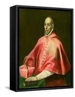 Portrait of Cardinal Juan De Tavera-El Greco-Framed Stretched Canvas