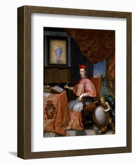 Portrait of Cardinal Juan Everardo Nithard, 1674-Alonso Del Arco-Framed Giclee Print