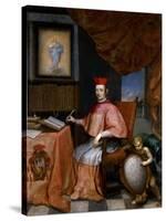 Portrait of Cardinal Juan Everardo Nithard, 1674-Alonso Del Arco-Stretched Canvas