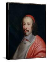 Portrait of Cardinal Jules Mazarin (1602-61)-Philippe De Champaigne-Stretched Canvas