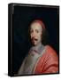 Portrait of Cardinal Jules Mazarin (1602-61)-Philippe De Champaigne-Framed Stretched Canvas