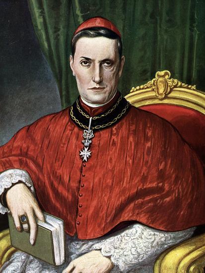 'Portrait of Cardinal Mariano Rampolla (1843-1913) Illustration by ...
