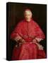 Portrait of Cardinal Newman-John Everett Millais-Stretched Canvas
