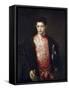 Portrait of Cardinal Ranuccio Farnese as a Boy-Titian (Tiziano Vecelli)-Framed Stretched Canvas