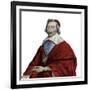 Portrait of Cardinal Richelieu (Armand Jean du Plessis), French clergyman, noble, and statesman-French School-Framed Giclee Print