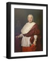 Portrait of Cardinal Silvio Valenti Gonzaga, C.1745-Pierre Subleyras-Framed Giclee Print