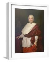 Portrait of Cardinal Silvio Valenti Gonzaga, C.1745-Pierre Subleyras-Framed Giclee Print