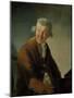 Portrait of Carl Friedrich Abel (1723-178)-Alexandre-Auguste Robineau-Mounted Giclee Print