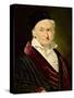 Portrait of Carl Friedrich Gauss, 1840-Christian-albrecht Jensen-Stretched Canvas