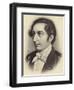 Portrait of Carl Maria Von Weber-German School-Framed Giclee Print