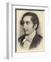 Portrait of Carl Maria Von Weber-German School-Framed Giclee Print