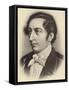 Portrait of Carl Maria Von Weber-German School-Framed Stretched Canvas