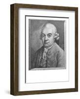 Portrait of Carl Philipp Emanuel Bach-null-Framed Giclee Print