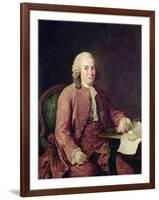 Portrait of Carl Von Linnaeus-Alexander Roslin-Framed Giclee Print