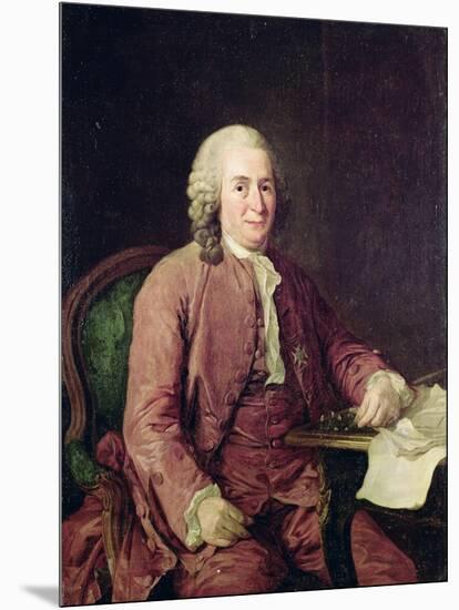 Portrait of Carl Von Linnaeus-Alexander Roslin-Mounted Giclee Print