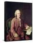 Portrait of Carl Von Linnaeus-Alexander Roslin-Framed Stretched Canvas