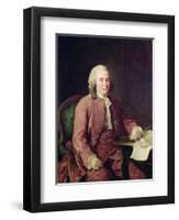 Portrait of Carl Von Linnaeus-Alexander Roslin-Framed Giclee Print