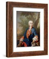 Portrait of Carlo Broschi, Called 'Il Farinelli', Italian Castrato Singer-Jacopo Amigoni-Framed Giclee Print