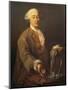 Portrait of Carlo Goldoni-Pietro Longhi-Mounted Premium Giclee Print