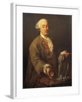 Portrait of Carlo Goldoni-Pietro Longhi-Framed Giclee Print