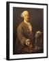 Portrait of Carlo Goldoni-Pietro Longhi-Framed Giclee Print