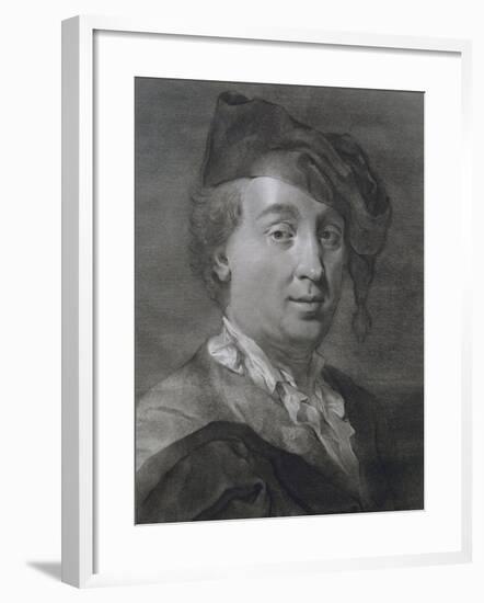 Portrait of Carlo Goldoni-null-Framed Giclee Print