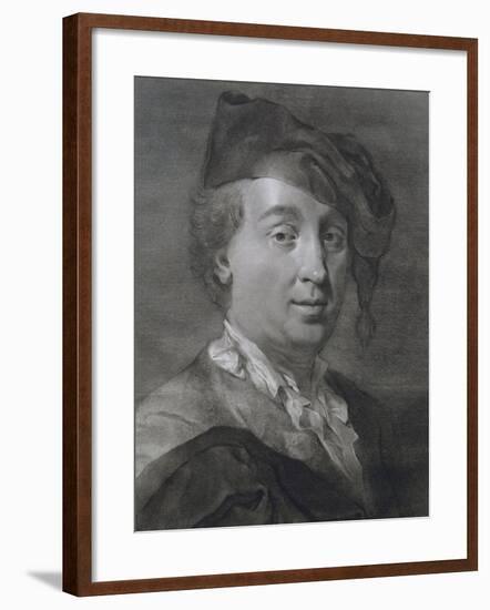 Portrait of Carlo Goldoni-null-Framed Giclee Print