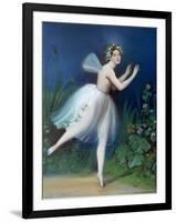 Portrait of Carlotta Grisi in Giselle, 1841-Theophile Gautier-Framed Giclee Print