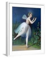 Portrait of Carlotta Grisi in Giselle, 1841-Theophile Gautier-Framed Giclee Print