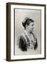 Portrait of Carola of Vasa (1833-1907), Queen of Saxony-French Photographer-Framed Giclee Print