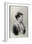 Portrait of Carola of Vasa (1833-1907), Queen of Saxony-French Photographer-Framed Giclee Print