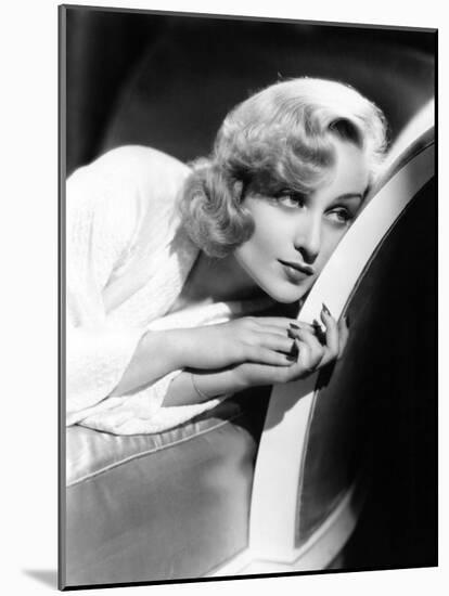Portrait of Carole Lombard-null-Mounted Photo
