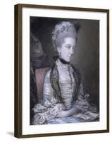 Portrait of Caroline, 4th Duchess of Marlborough-Thomas Gainsborough-Framed Giclee Print