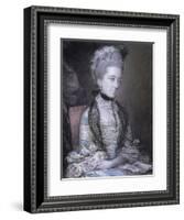 Portrait of Caroline, 4th Duchess of Marlborough-Thomas Gainsborough-Framed Giclee Print