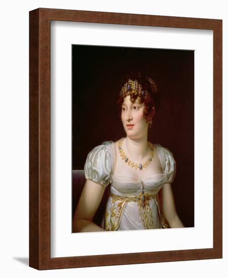 Portrait of Caroline Murat-Francois Gerard-Framed Giclee Print