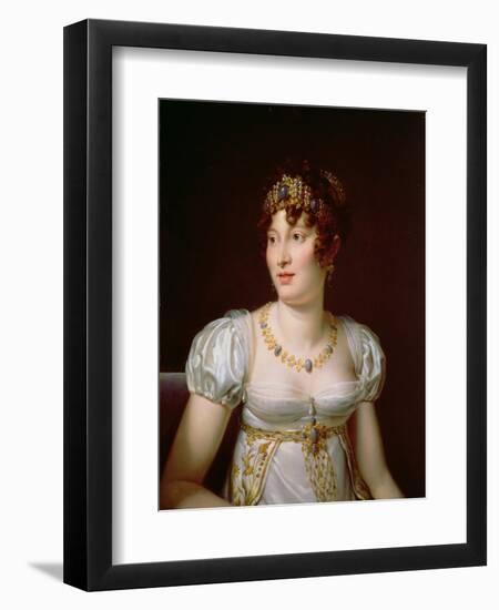 Portrait of Caroline Murat-Francois Gerard-Framed Giclee Print