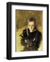 Portrait of Caspar Goodrich-John Singer Sargent-Framed Premium Giclee Print