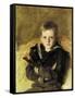 Portrait of Caspar Goodrich-John Singer Sargent-Framed Stretched Canvas
