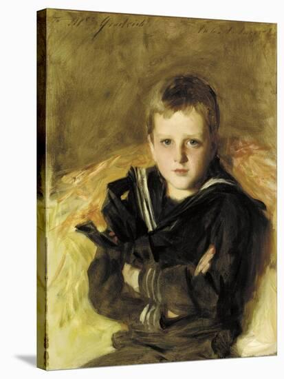 Portrait of Caspar Goodrich-John Singer Sargent-Stretched Canvas