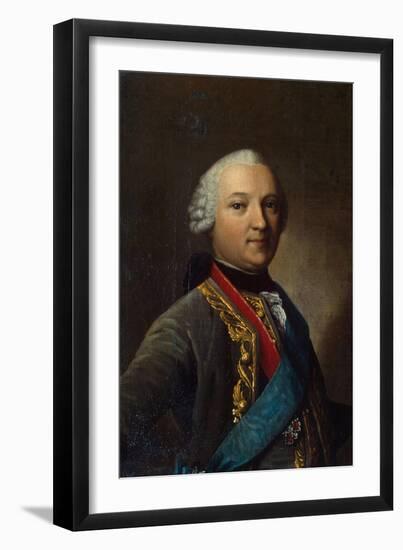 Portrait of Caspar Von Saldern, (1711-178), Middle of the 18th Century-Vigilius Erichsen-Framed Giclee Print