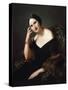 Portrait of Caterina Bonvicini Cardinale-Francesco Hayez-Stretched Canvas